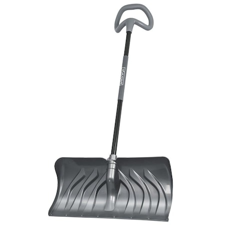 Vulcan Pusher Shovel, Steel Handle 34635