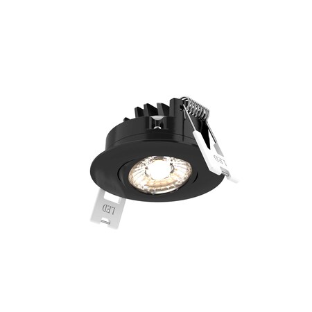 Dals Scope 2 Inch Round Recessed LED Gimbal Light 5CCT, Black GMB2-CC-BK