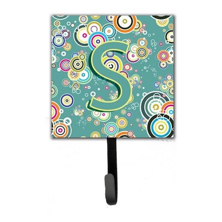 Carolines Treasures Letter S Circle Circle Teal Initial Alphabet Leash and Key Holder CJ2015-SSH4