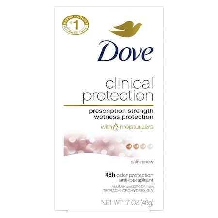 Dove Skin Renew Clinical Protection Antiperspirant Deodorant, 1.7 Ounce, 24PK 62739442