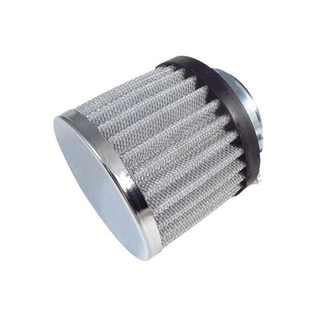 Hard Top 1.5 in. Clamp-on Tube Open Big Flow Breather with Rubber Base HA2465149