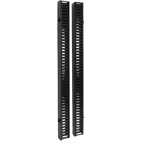 Tripp Lite RACK ENCLOSURE CABINET 6FT VRT CABLE MANAGER DOUBLE FINGER DUCT SRCABLEDUCTVRT