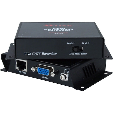 Qvs 100 Meters VGA-UXGA Over CAT5-RJ45 Extender Kit - VB-C5
