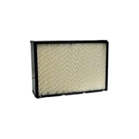 Essickair Wick Filter, 1634 in L, 412 in W, Plastic Frame, White 1045