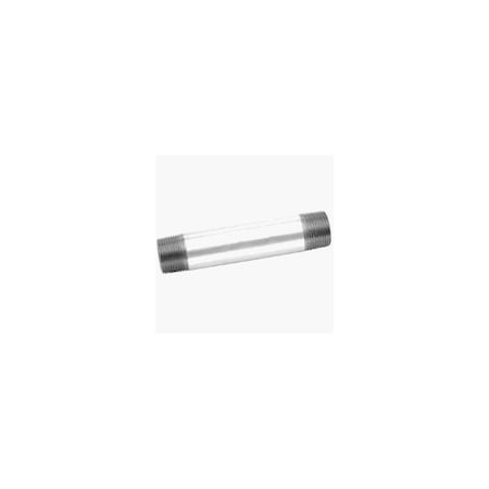 Anvil Nipple Beck 3/4in MPT Galvanized Steel 9in L Galvanized 8700150959