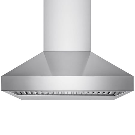 Victory 36-Inch 1200 CFM Wall Mount Range Hood for Outdoor BBQ's, Baffle Filters, Dimmable LED Lights Twister-BBQ-36