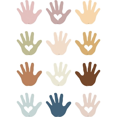 Teacher Created Resources Everyone is Welcome Helping Hands Mini Accents, 6PK TCR7134-6