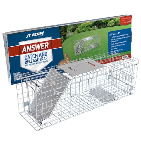 Jt Eaton Live Animal Trap, 24in L x 7in W x 8in H 465N