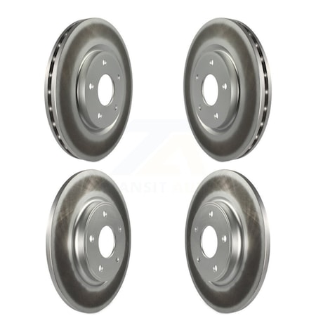 Genius Front Rear Coated Brake Rotors Kit For Dodge Grand Caravan Journey Chrysler Town & Country KG-100856