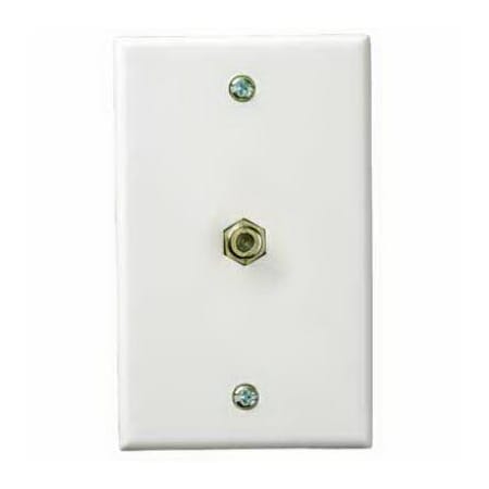 Audiovox WHT Coax Wall Plate VH61RV