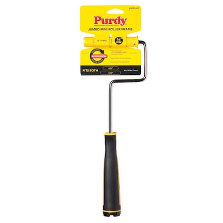 Purdy Revolution 4 1/2 - 6 1/2 in. W Jumbo Mini Paint Roller Frame Threaded End 14A770014