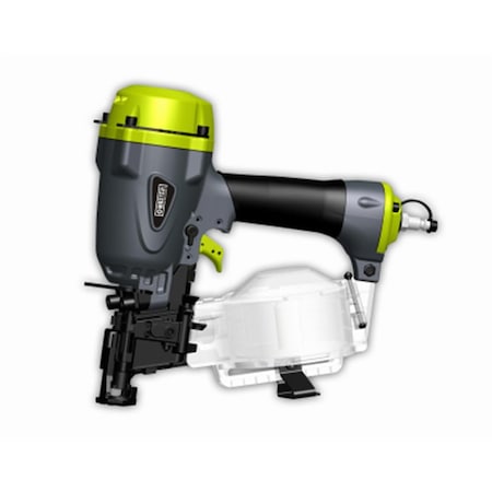 Prime Global Products 15 deg Master Mechanic Pneumatic Coil Roofing Nailer 235530