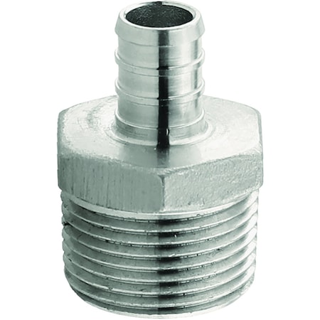 Plumbeeze Plumbeez 1/2''x3/4'' MPT SS PEX Adapter PE-PS-MA0507