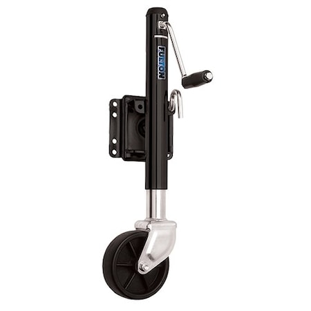 Draw-Tite TRAILER JACK 1200LB SWING-AWAY BOLT-ON 10IN TRAVEL 6IN POLY WHEEL XP10 0126