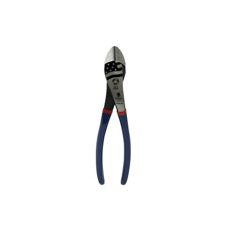 Southwire High-Leverage Angled Head Diagonal Pliers 8in L Blue 64807540