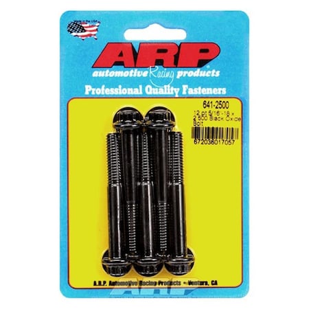 Arp 641-2500 0.31-18 x 2.5 in. 12 Point Bolt Kit - Set of 5, 5PK ARP641-2500
