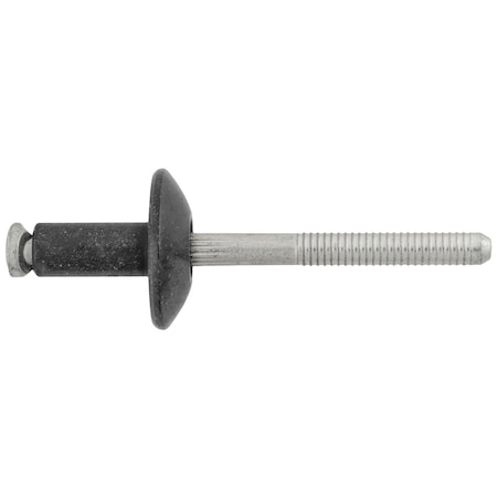 Auveco Ford Peel-Type Rivet 1/4in Diameter 1/8in-21/64in Grip, 10PK 19458