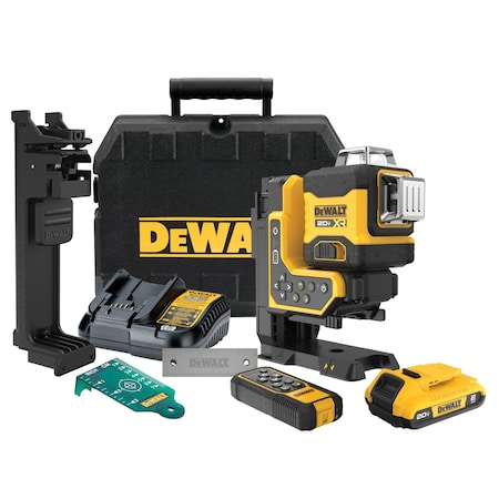 Dewalt 20V MAX* XR Remote Control 360 Laser DCLE34035D1
