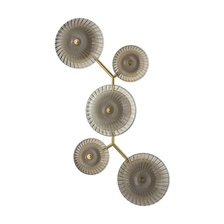 Corbett Lighting Birmingham Integrated LED Wall Sconce in Vintage Polished Brass 512-05-VPB
