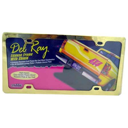 Olympian Athlete BRASS DEL RAY LICENSE FRAME OL2539320