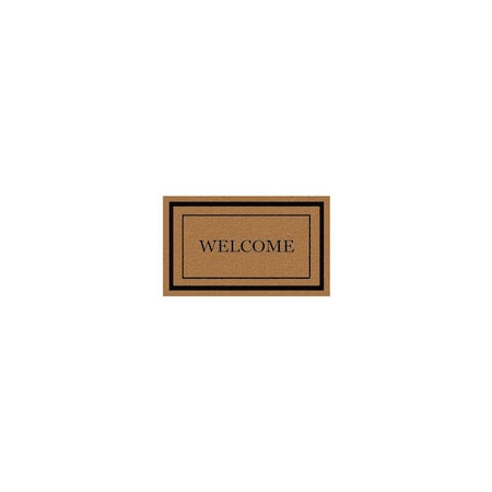 Sports Licensing Solutions Welcome Coir Door Mat, 24 x 36 In. 41908