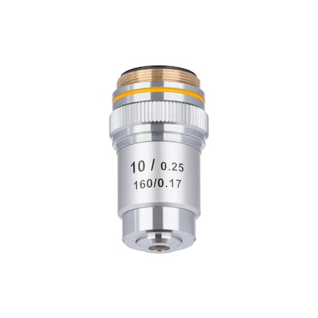 Amscope 10X Achromatic Microscope Objective for Compound Microscopes A10X-V300
