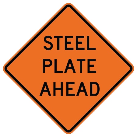 Sign Solutions Usa Traffic Sign, 48 in Width, Aluminum Sign, Diamond DUS12DFO4848W8-24