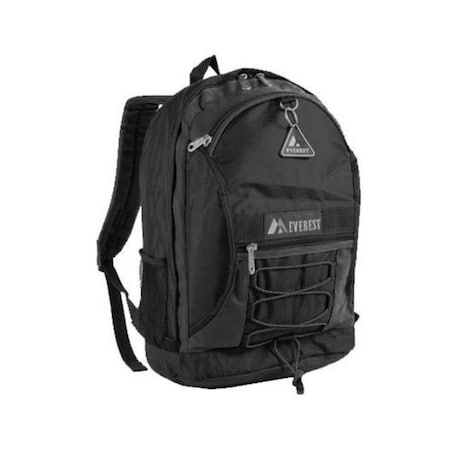 Everest Trading Everest 17 in. Twotone Backpack with Mesh Pockets 3045SH-BK