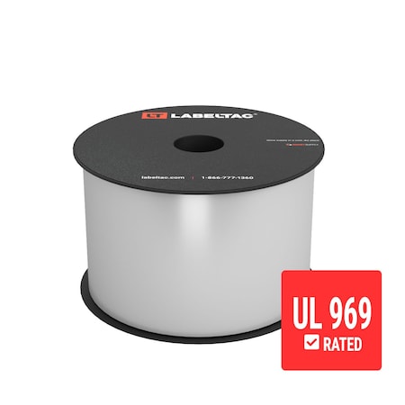Labeltac UL 969-Approved LabelTac Supply 3in x 150ft LT4/LTPX, Silver LT314UL