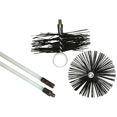 Worcester 4 in. Pellet Stove Chimney Cleaning Brush 3573255