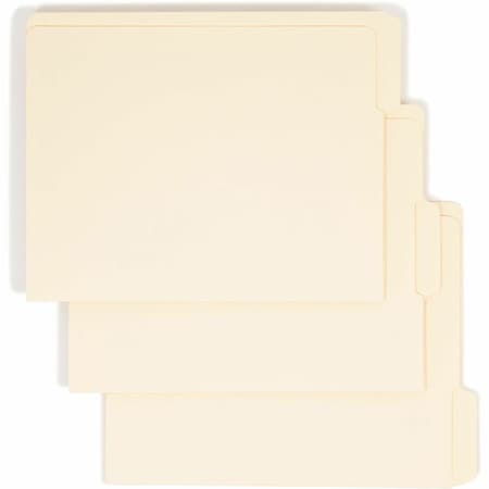Smead END TAB FILE FOLDERS, 1/3-CUT TABS, LETTER SIZE, MANILA, 100PK 24130