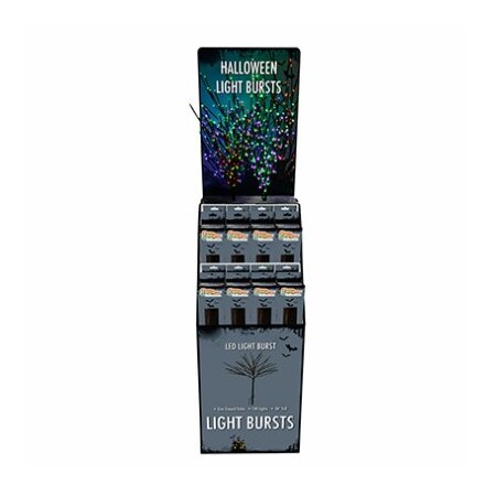 Holiday Bright Lights LED LGTBurst Hallow DSP DISP-HLWNLB