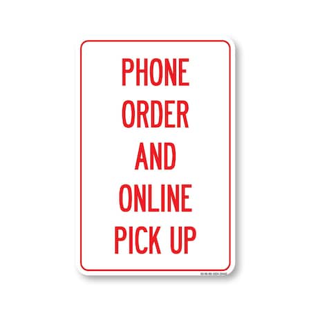 Signmission Public Safety, 18" Height, Peel And Stick Wall Graphic, 24" x 18", Phone Order And Online Pick Up OS-NS-RD-1824-25442