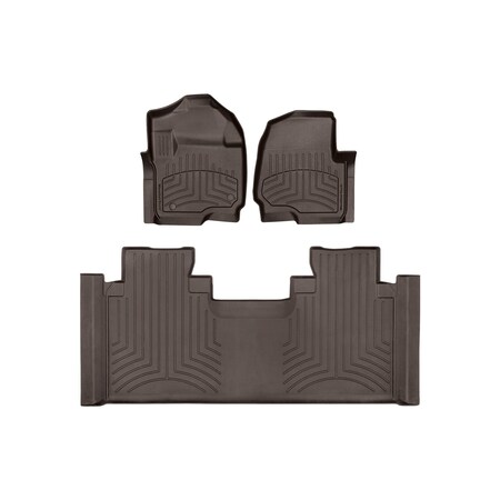 Weathertech Cocoa, Front and Rear FloorLiner HP 4710121IM-476975IM