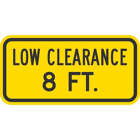 Lyle Low Clearance 8 Ft., 18x9, Engineer Grade, Yellow G-11464-EG_18x9