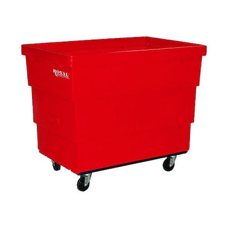 Royal Basket Trucks Cube Truck, Red, Rubber G13-RDX-RCA-4HNN