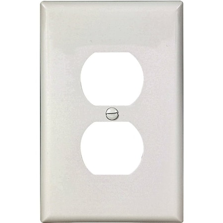 Eaton Wiring Devices WALL PLATE 1GNG DPLX RECPT WHT PJ8W