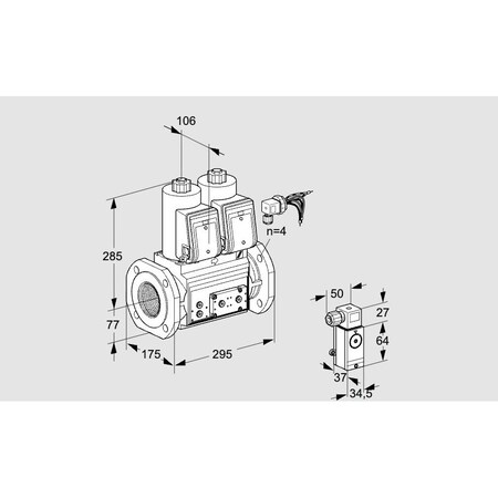 Honeywell Kromschroder VCS665F05NNWRE/P3PP/PPPP KS88205049