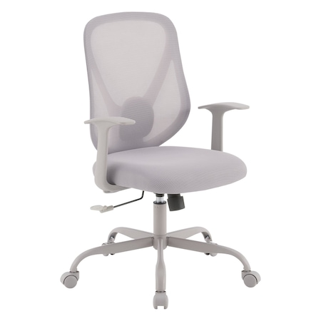 Office Star Products Ventilated Seating Ventilated Seating Office Chair, Grey Mesh EM14623-2