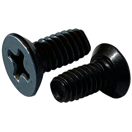 Newport Fasteners #4-40 x 1/4 in, Black Oxide Steel Flat Head Phillips Drive, 2000 PK 935466-2000