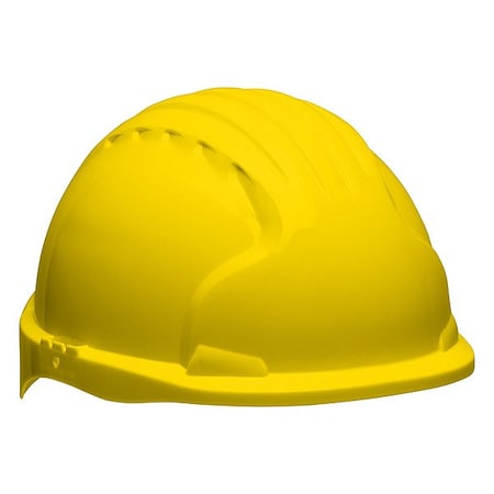 Pip Hard Hat, JSP, HDPE, 6 Point Ratchet, Type 1, Class E, Yellow 280-EV6151S-20