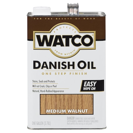 Watco Gal Medium Walnut Danish Oil Finish 65931