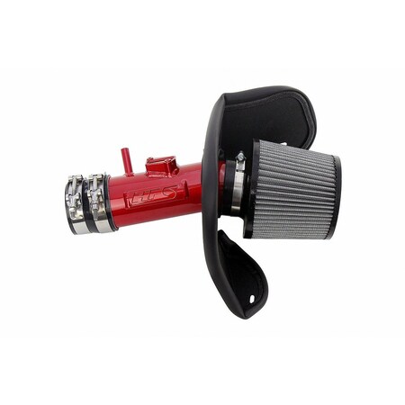 Hps Performance Air Intake Kit with Heat Shield, Red, 827-701R
