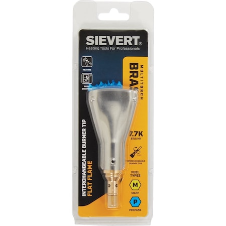 Rothenberger Rothenberg MultiTorch Brass Interchangeable Flat Flame Burner Tip 872305