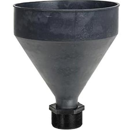 Wirthco Funnel King 3 qt Drum Funnel with 2 in. Bung Threads, Gray 32400