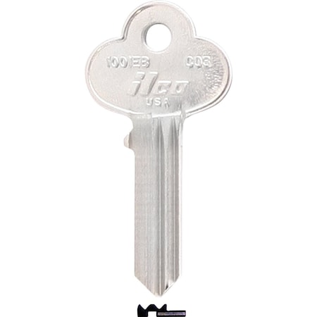 Ilco Corbin Nickel Plated File Cabinet Key CO3 / 1001EB, 10PK IAL3803003B