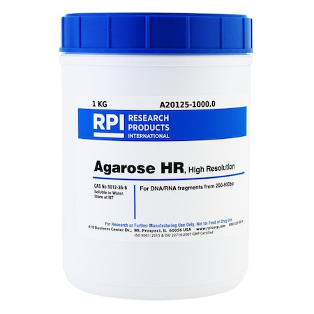 Rpi Agarose HR, High Resolution, 1 Kilogram A20125-1000.0