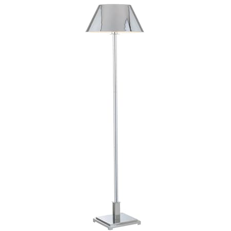 Jonathan Y Roxy 60" Metal LED Floor Lamp, Chrome JYL6005A