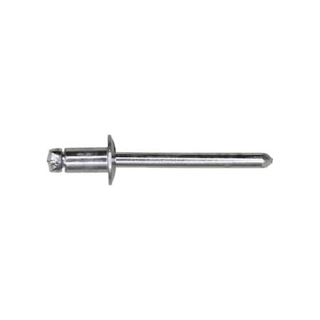 Auveco Pan-L-Rivets Dome 3/8in Diameter 3/16in Grip 1/16in-1/8in, 100PK 8889