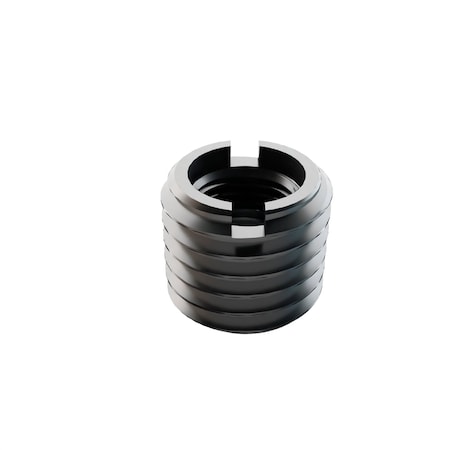 Zoro Select Standard Wall Self Locking Thread Insert, 1/2"-20 Int Thrd Sz, 18-8 Stainless Steel EZ-303-820